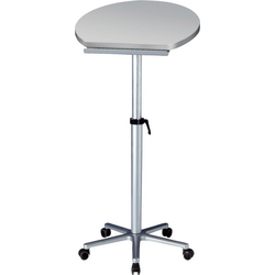 Maul pult pro práci ve stoje  stříbrná 9304182 Barva stolní desky: šedá výškově nastavitelné, pojízdný max. výška: 120 cm