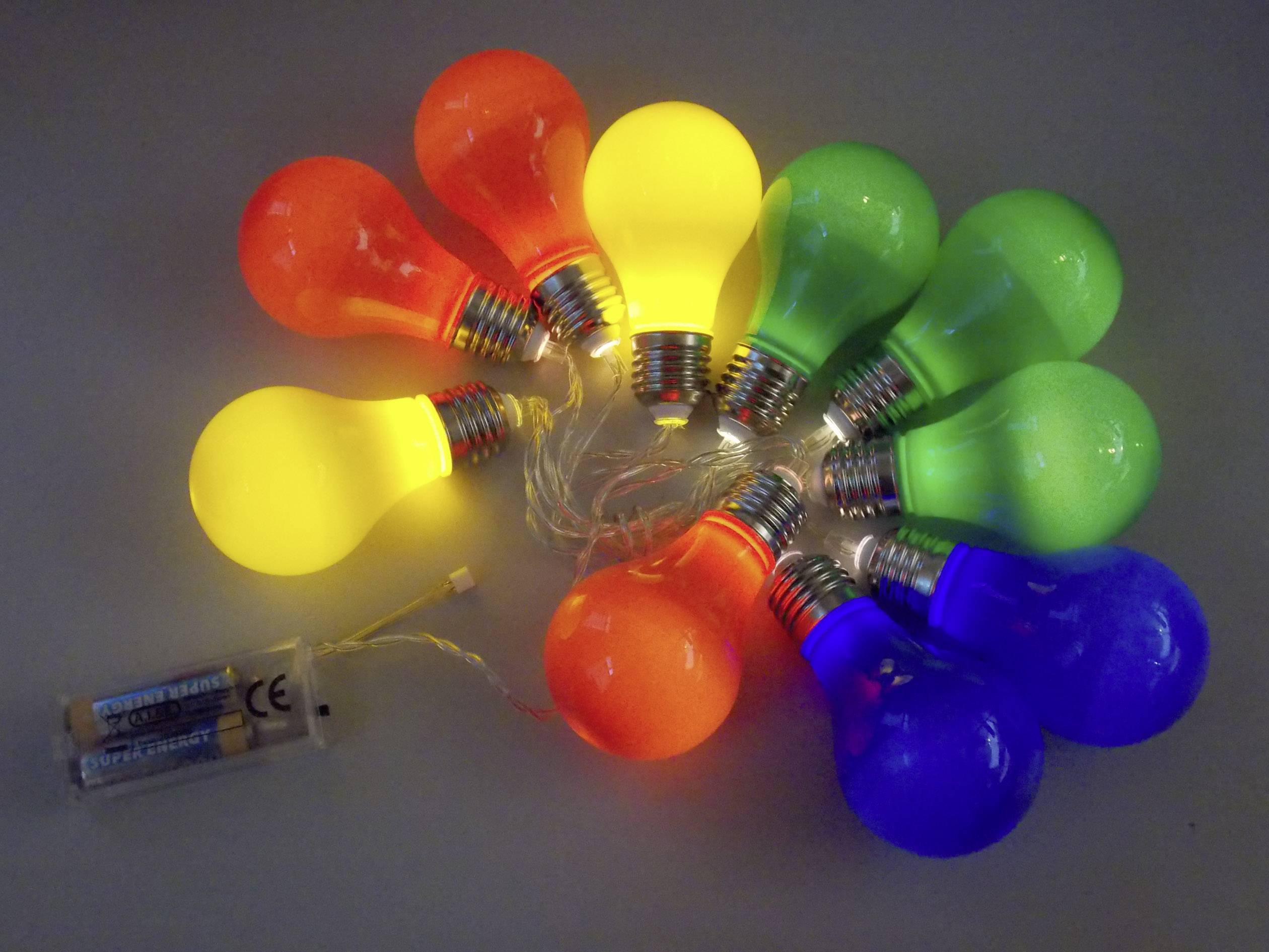 Party žárovkový řetěz LED N/A Počet žárovek: 10