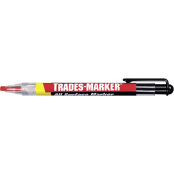 Markal Trade Marker Starter Pack 96132 permanentní popisovač  červená 3.8 mm 1 ks/bal.