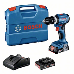 Bosch Professional GSB 18V-45 06019K3302 aku vrtací šroubovák  18 V 2.0 Ah Li-Ion akumulátor 2 akumulátory, vč. nabíječky, kufřík
