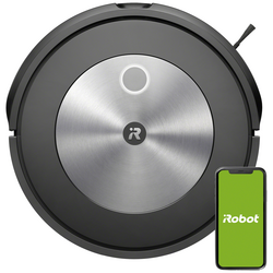 iRobot Roomba J7158 robotický vysavač šedá, černá ovládání aplikací