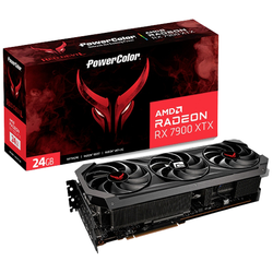 Powercolor grafická karta AMD Radeon RX 7900 XTX Red Devil 24 GB SDRAM GDDR6 PCIe HDMI™, DisplayPort přetaktovaná