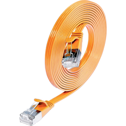 Wirewin 9120064012052 RJ45 síťové kabely, propojovací kabely CAT 6A S/STP 0.25 m oranžová  1 ks