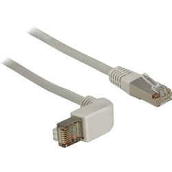 Delock 83525 RJ45 síťové kabely, propojovací kabely CAT 6 S/FTP 1.00 m šedá 1 ks