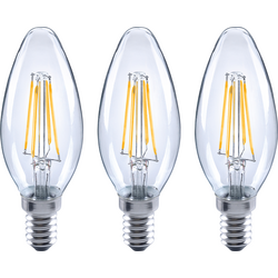 Sygonix SY-4945174 LED Energetická třída (EEK2021) E (A - G) E14 svíčkový tvar 4 W = 40 W teplá bílá (Ø x v) 35 mm x 100 mm  3 ks