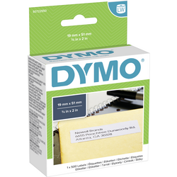 DYMO etikety v roli  11355 S0722550 19 x 51 mm papír bílá 500 ks permanentní  univerzální etikety