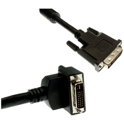 Lyndahl DVI kabel DVI-I 24+5pól. Zástrčka 1 m černá LKDV245-010-90  DVI kabel