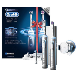 Oral-B Genius 8900 Genius 8900 elektrický kartáček na zuby rotační/oscilační/pulzní stříbrná, bílá