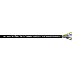 LAPP ÖLFLEX® CLASSIC 130 H BK řídicí kabel 12 G 1 mm² černá 1123415-500 500 m