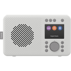 Pure Elan stolní rádio DAB+, FM AUX, Bluetooth  funkce alarmu šedá