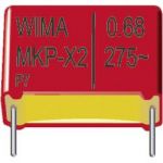 Odrušovací kondenzátor MKP-X2 Wima MKP-X2 1uF 10% 305V RM22,5 radiální, 1 µF, 305 V/AC,10 %, 22.5 mm, (d x š x v) 26.5 x 11 x 21 mm, 1 ks