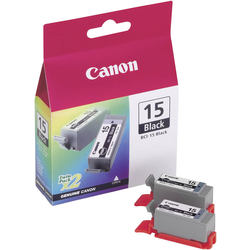 Canon Inkoustová kazeta BCI-15bk x2 originál Dual černá 8190A002 sada 2 ks. náplní do tiskárny