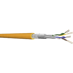 DRAKA 1001088-00100RW ethernetový síťový kabel CAT 7a S/FTP 4 x 2 x 0.25 mm² žlutá metrové zboží