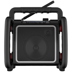 PerfectPro TeamBox odolné rádio DAB+, FM AUX, Bluetooth, USB  s USB nabíječkou, voděodolné, prachotěsné, nárazuvzdorné, s akumulátorem černá