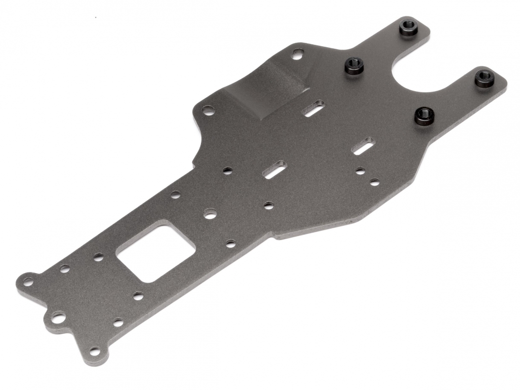 Rear Chassis Plate (Gunmetal) HPI