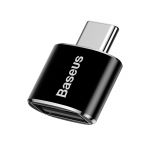 USB Female to Type-C Male Adapter Converter (Black) Baseus