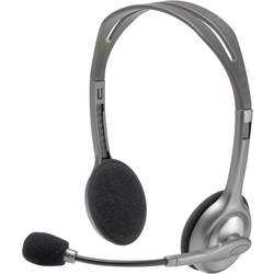 Logitech H110 Počítače Sluchátka On Ear kabelová stereo šedá Redukce šumu mikrofonu
