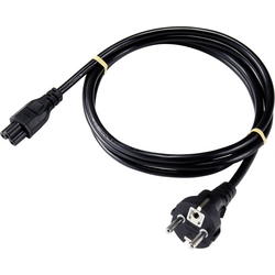 Sygonix SY-5042732 notebook síťový kabel černá 1.80 m