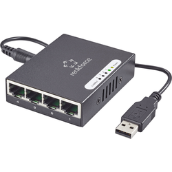 Renkforce RF-4270245 RF-4270245 síťový switch 4 porty 1 GBit/s USB napájení