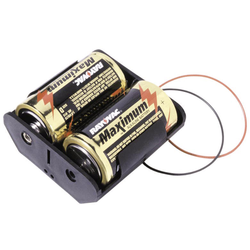 MPD BH2DW bateriový držák 2x Velké mono kabel (d x š x v) 71 x 71 x 31 mm