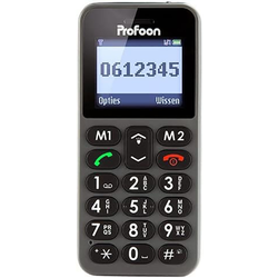 Profoon Senior PM-778 telefon pro seniory tlačítko SOS černá