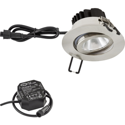 EVN PC650N91302 LED vestavné svítidlo LED pevně vestavěné LED 8.4 W nerezová ocel