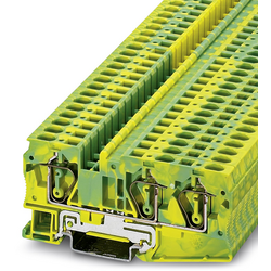 Phoenix Contact ST 6-TWIN-PE 3036482 řadová svorka průchodky Pólů: 3 0.2 mm² 6 mm² zelená, žlutá 50 ks