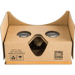 Renkforce Headmount Google 3D VR brýle pro virtuální realitu hnědá