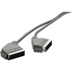 SCART kabel SpeaKa Professional, SCART zástrčka ⇔ SCART zástrčka, černá, 1,20 m