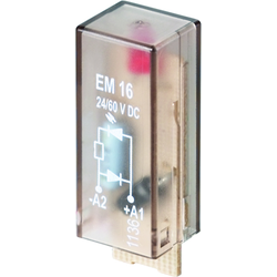 Weidmüller zasouvací modul s diodou s LED diodou, S nulovou diodou RIM-I 2 6/24VDC Barvy světla (LED svítidlo): červená 10 ks