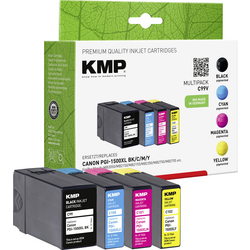 KMP Ink náhradní Canon PGI-1500XL kompatibilní kombinované balení černá, azurová, purppurová, žlutá C99V 1564,0050