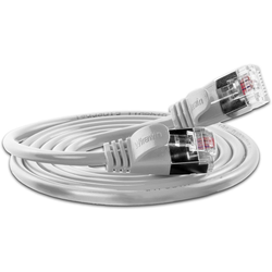 Slim Wirewin PKW-LIGHT-STP-K6 0.25 WS RJ45 síťové kabely, propojovací kabely CAT 6 U/FTP 0.25 m bílá  1 ks