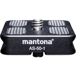 Mantona mantona AS-50-1 Schnellwechselplatte deska pro rychlou výměnu vnější závit=1/4"
