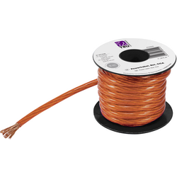 TRU COMPONENTS 1571438 zemnicí kabel 1 x 6 mm² červená, transparentní 5 m