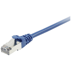 Equip 605531 RJ45 síťové kabely, propojovací kabely CAT 6 S/FTP 2.00 m modrá pozlacené kontakty 1 ks