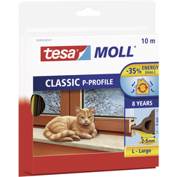tesa P-PROFILE 05395-00101-00 těsnicí páska tesaMOLL® hnědá (d x š) 10 m x 9 mm 1 ks