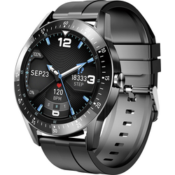 JayTech SWS 11 chytré hodinky  46 mm uni černá