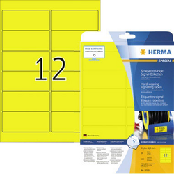 Herma 8029 etikety (A4) 99.1 x 42.3 mm poylesterová fólie žlutá 300 ks extra silné Fóliové etikety