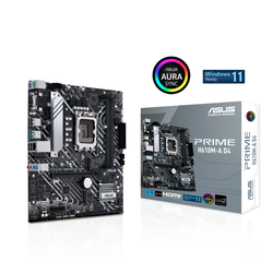 Asus PRIME H610M-A D4 Základní deska Socket (PC) Intel® 1700 Tvarový faktor Micro-ATX Čipová sada základní desky Intel® H610