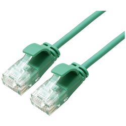 Roline green 21443936 RJ45 síťové kabely, propojovací kabely CAT 6A U/UTP 3 m zelená 1 ks