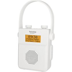 TechniSat DIGITRADIO 30 kapesní rádio DAB+, FM, DAB Bluetooth  vodotěšné bílá