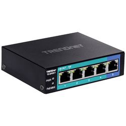 TrendNet  TE-GP051  TE-GP051  síťový switch    10 / 100 / 1000 MBit/s  funkce PoE