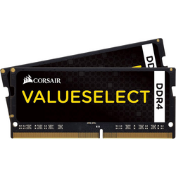 Corsair Value Select Sada RAM pamětí pro notebooky DDR4 16 GB 2 x 8 GB  2133 MHz 260pin SO-DIMM CL15-15-15-36 CMSO16GX4M2A2133C15