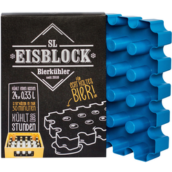 SL Eisblock 24x0,33l chladič lahví  kontakt  modrá