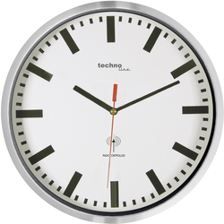 Techno Line WT8990 DCF nástěnné hodiny 30 cm x 5 cm stříbrná (metalíza)