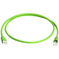 Telegärtner L00006A0037 RJ45 síťové kabely, propojovací kabely CAT 6A S/FTP 15.00 m zelená samozhášecí, s ochranou, párové stínění, dvoužilový stíněný, bez halogenů, UL certifikace 15 m
