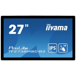 Iiyama ProLite TF2738MSC-B2 LCD monitor 68.6 cm (27 palec) Energetická třída (EEK2021) F (A - G) 1920 x 1080 Pixel Full HD 5 ms DVI, HDMI™, DisplayPort, na sluchátka (jack 2,5 mm), USB IPS LED