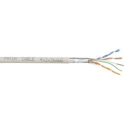 TRU COMPONENTS 1571463 ethernetový síťový kabel CAT 5e SF/UTP 4 x 2 x 0.14 mm² bílá 50 m