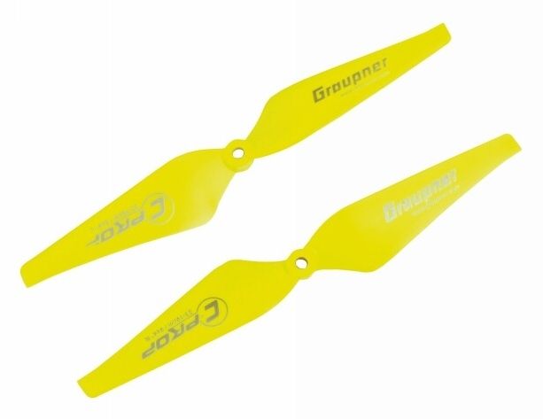 Graupner/SJ Graupner COPTER Prop 10x4 pevná vrtule (2ks.) - žluté