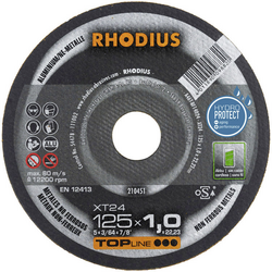Rhodius XT24 210451 řezný kotouč rovný 125 mm 1 ks neželezné kovy